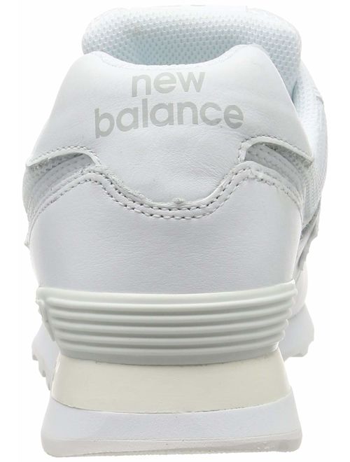New Balance Men's 574v2 Sneaker, White/White, 15 2E US