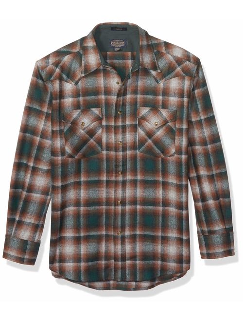 Pendleton Men's Long Sleeve Button Front Classic-fit Canyon Shirt