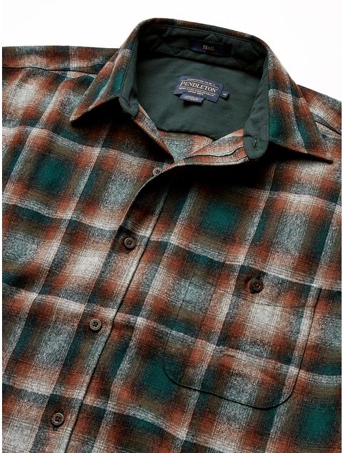 Pendleton Men's Long Sleeve Button Front Classic-fit Trail Shirt
