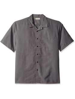 Red Kap Men's Microfiber Convertible Collar Shirt