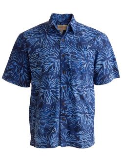 Johari West Coral Marine Tropical Hawaiian Batik Shirt by