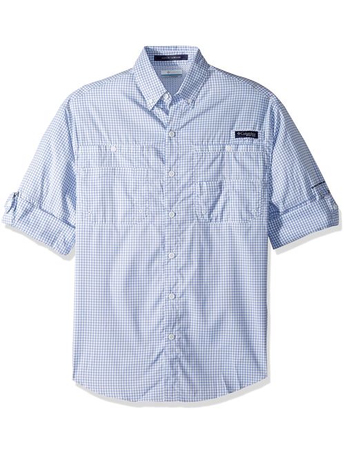 Columbia Men's PFG Super Tamiami Long Sleeve Shirt, UPF 40 Sun Protection, Wicking Fabric