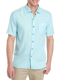 Short Sleeve Dobby Dylan Shirt (Graceful Sea, XL)