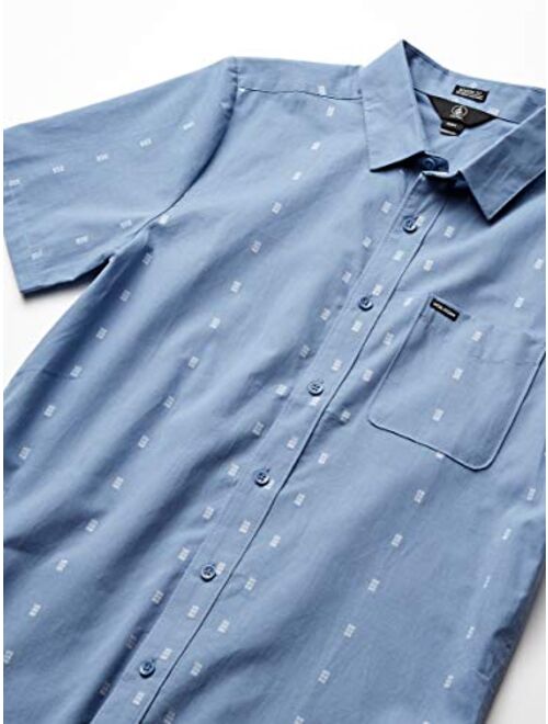 Volcom Men's Newmark Button Up Short Sleeve Shirt