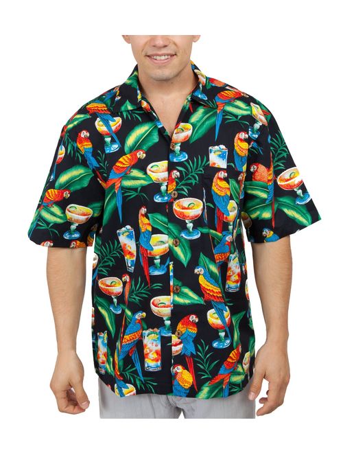 Parrots and Margaritas Hawaiian Shirt, Benny's