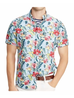 Ralph Lauren Polo Mens Classic Fit Cotton Floral Hawaiian Shirt
