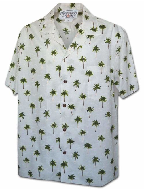 Classic Hawaiian Palm Trees Men's Tropical Shirts