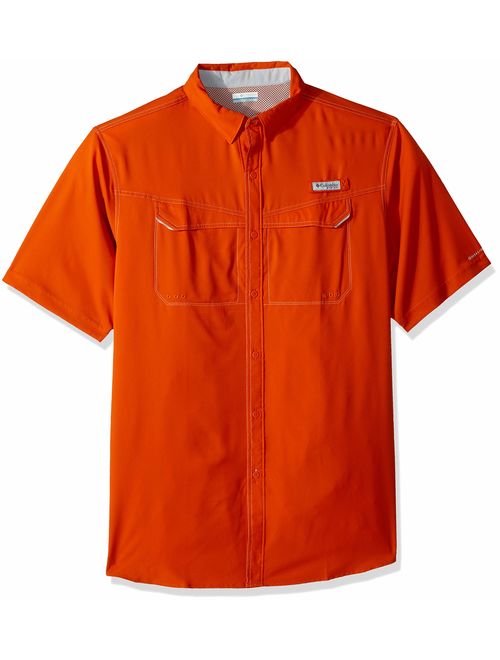 Columbia Men's Low Drag Offshore Big and Tall Short Sleeve Shirt, Backcountry Orange, 4X