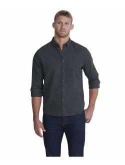 Costanti - Untucked Shirt for Men Long Sleeve, Charcoal