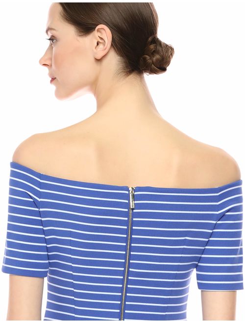 Calvin Klein Women's Short Sleeve Off The Shoulder Sheath Dress