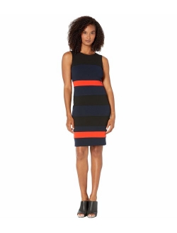 Women's Scuba Crepe Sheath Dress