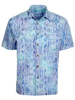 Artisan Outfitters Mens San Onofre Batik Cotton Hawaiian Shirt