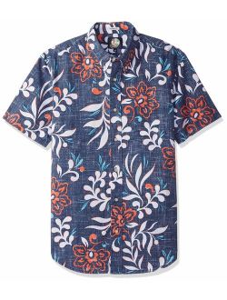 Reyn Spooner Men's Perennial Pareau Spooner Kloth Tailored Fit Hawaiian Shirt