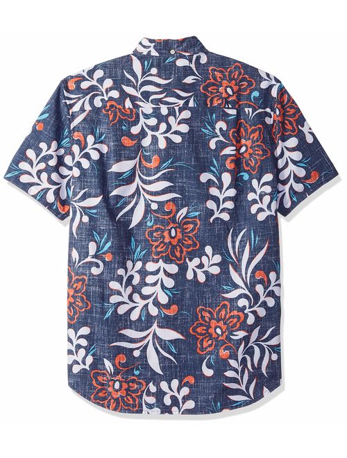 Reyn Spooner Men's Perennial Pareau Spooner Kloth Tailored Fit Hawaiian Shirt