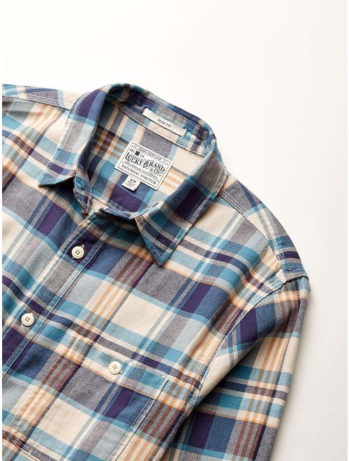 Lucky Brand Men's Long Sleeve Button Up Mason Shirt