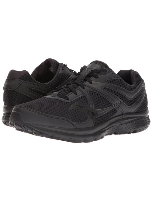 Saucony Men's Cohesion 11 Running Shoe, Black, 8 Medium US