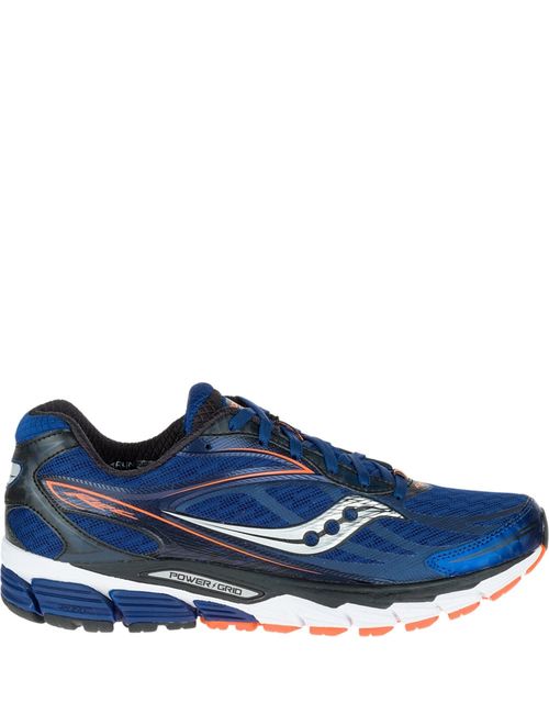 Saucony Men's Ride 8 Running Shoe (Midnight/Black/Orange, 9 D(M) US)