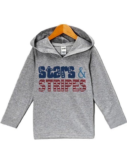 Custom Party Shop Baby Boy's Stars and Stripes 4th of July Hoodie Pullover - 6 Months