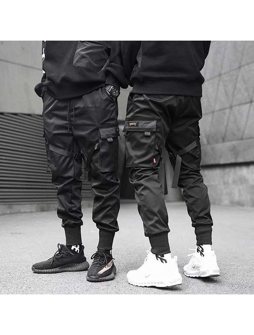 Niepce Techwear Matte Black Pants Relaxed Fit Streetwear Joggers