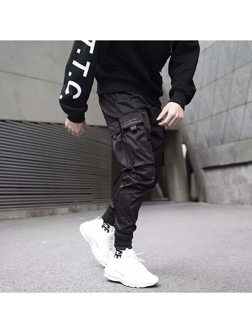 Niepce Techwear Matte Black Pants Relaxed Fit Streetwear Joggers