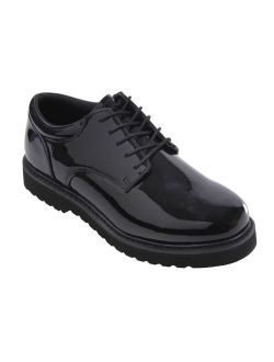 5250 Men's Black High-Gloss Uniform Oxford Shoe w/Work Sole