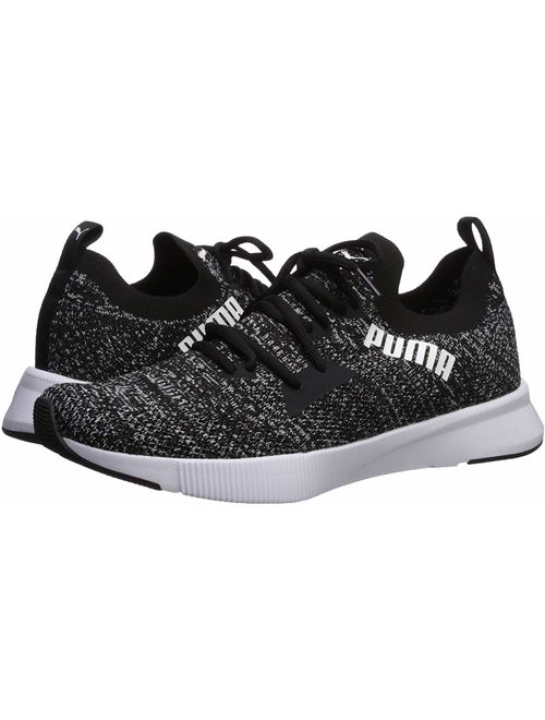 Puma Men's Flyer Runner Engineer Knit Black / White Ankle-High Running - 10M