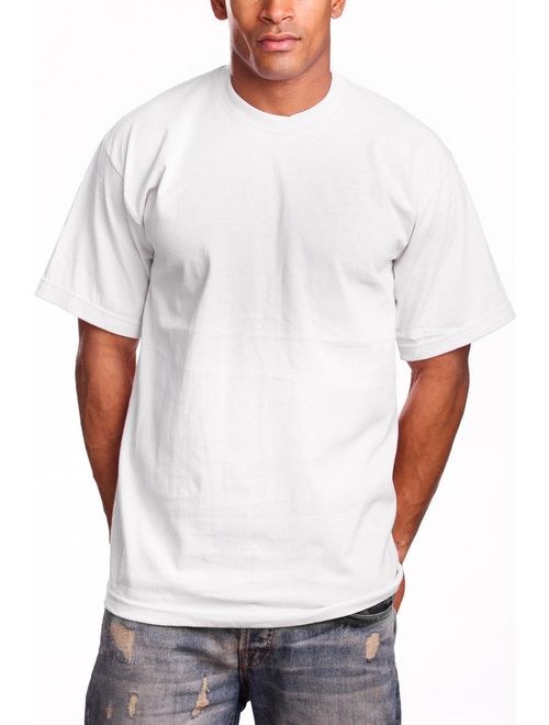 Pro 5 Superheavy Short Sleeve T-shirt,White,Small