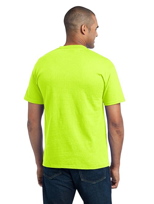 Port & Company Men's Durable Stylish Pocket T-Shirt