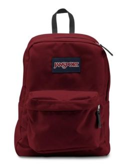 Superbreak School Backpack - Viking Red - Silver