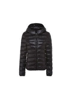 Women's Down Jacket Lightweight Packable Puffer Down Coats Winter Outerwear Windproof Parka