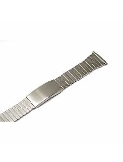 16-20MM Stainless Silver Expansion Fast FIT Strap Watch Band