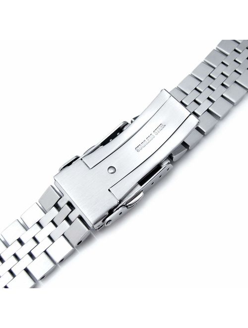 22mm Super-J Louis 316L SS Watch Bracelet for Seiko New Turtles SRP777 SRPA21 Brushed