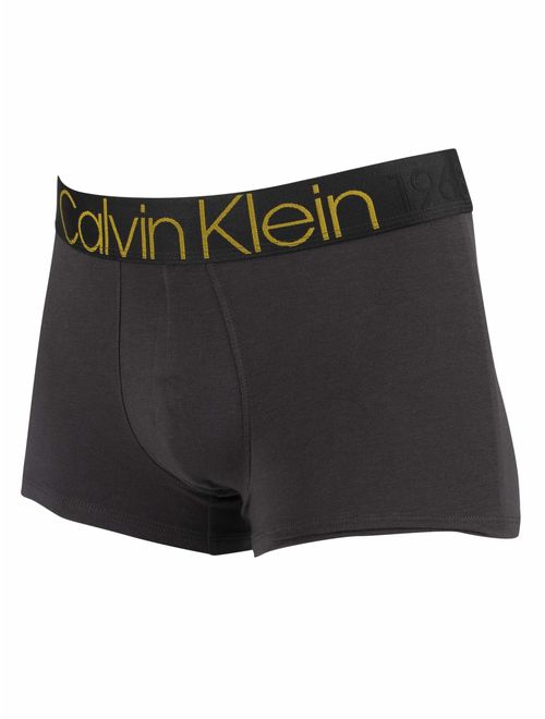 Calvin Klein Men's Monogram Trunks, Black