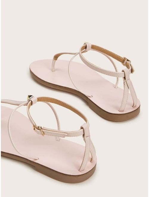 Toe Post Ankle Strap Sandals