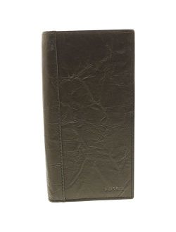 Men's Executive Leather Wallet - Black