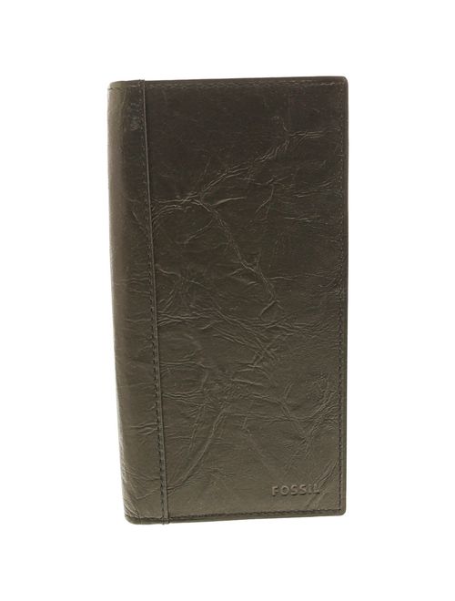 Fossil Men's Executive Leather Wallet - Black