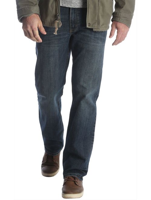 Wrangler Mens Premium Denim Relaxed Fit Jeans