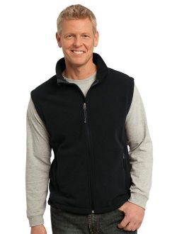 Port Authority Mens Super Soft Fleece Adjustable Vest
