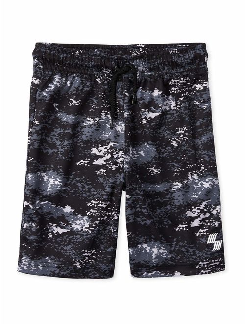 The Children's Place Boys 4-16 Camo Printed Mesh Shorts