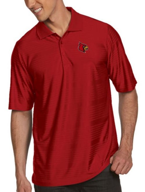 Louisville Cardinals Antigua Collegiate Illusion Desert Dry X-tra Lite Polo - Red