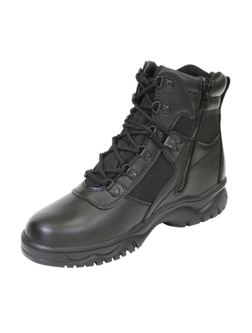 Rothco 5190 Waterproof 6" Black Tactical Boot with Side Zipper