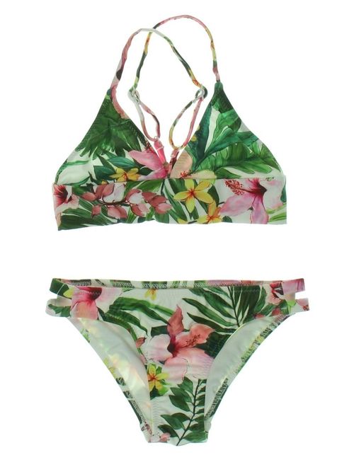 Seafolly Girls Floral Print 2-Piece Bikini Swimsuit