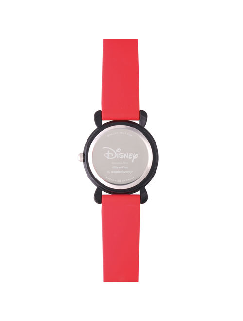 Disney Toy Story 4 Boys' Forky Black Plastic Watch, 1-Pack