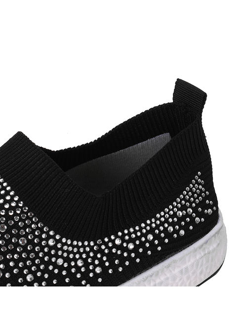 Women Mesh Sneakers Slip On Running Sport Loafers Athletic Shoes Trainers