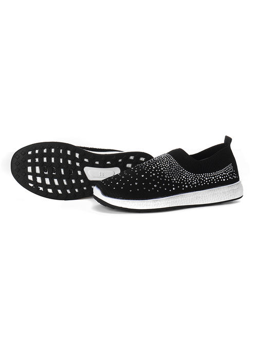 Women Mesh Sneakers Slip On Running Sport Loafers Athletic Shoes Trainers