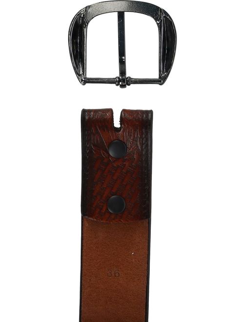 Hickory Creek Pheasant Embossed Belt with Removable Buckle (Men's)