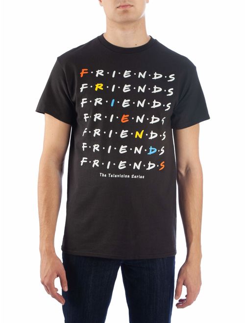 Friends Word Search Men's and Big Men's Graphic T-shirt