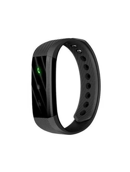 Smart Bracelet Fitness Tracker Watch Alarm Clock Step Counter Smart Wristband Band Sport Sleep Monitor Smartband (Black)