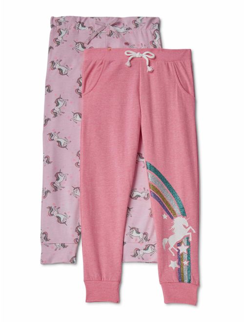 Love Republic Girls 7-16 Solid and Printed 2-Pack Joggers