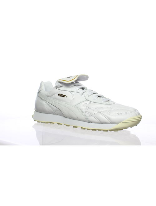 PUMA Mens King Avanti Premium White Running Shoes Size 10.5
